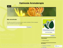 Tablet Screenshot of harmoniearomaterapia.wordpress.com