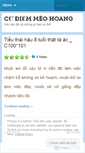Mobile Screenshot of meohoangtieuthu.wordpress.com