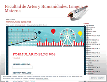 Tablet Screenshot of lenguamaterna.wordpress.com