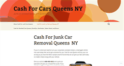 Desktop Screenshot of cashforcarsqueens.wordpress.com