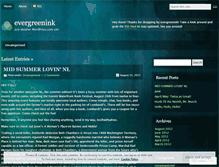Tablet Screenshot of evergreenink.wordpress.com