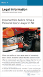 Mobile Screenshot of legalinfoonline.wordpress.com