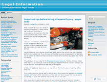 Tablet Screenshot of legalinfoonline.wordpress.com