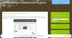 Desktop Screenshot of journalism105.wordpress.com