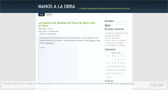 Desktop Screenshot of manosalaobra.wordpress.com