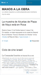 Mobile Screenshot of manosalaobra.wordpress.com