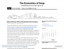 Tablet Screenshot of economicsofsoup.wordpress.com