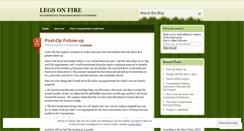 Desktop Screenshot of legsonfire.wordpress.com
