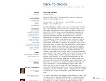 Tablet Screenshot of daretodecide.wordpress.com