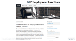 Desktop Screenshot of gppemployment.wordpress.com