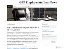 Tablet Screenshot of gppemployment.wordpress.com