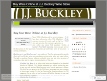 Tablet Screenshot of jjbuckleywineonline.wordpress.com