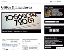 Tablet Screenshot of ligadura.wordpress.com