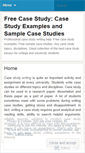 Mobile Screenshot of freecasestudy.wordpress.com