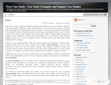 Tablet Screenshot of freecasestudy.wordpress.com