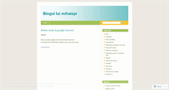 Desktop Screenshot of mihaispr.wordpress.com
