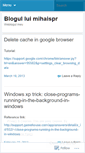 Mobile Screenshot of mihaispr.wordpress.com