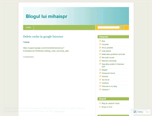Tablet Screenshot of mihaispr.wordpress.com