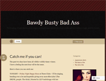 Tablet Screenshot of bawdybelle.wordpress.com