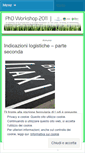 Mobile Screenshot of phdworkshop.wordpress.com
