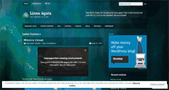 Desktop Screenshot of lineaagata.wordpress.com