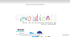 Desktop Screenshot of evolutionanimation.wordpress.com