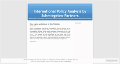 Desktop Screenshot of policyanalysis.wordpress.com
