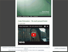Tablet Screenshot of mymoodmusic.wordpress.com