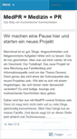 Mobile Screenshot of medpr.wordpress.com