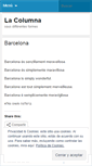 Mobile Screenshot of lacolumnadebarcelona.wordpress.com