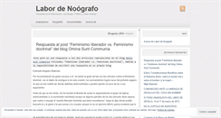 Desktop Screenshot of elnoografo.wordpress.com