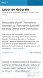 Mobile Screenshot of elnoografo.wordpress.com