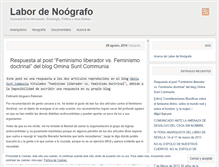 Tablet Screenshot of elnoografo.wordpress.com