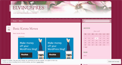 Desktop Screenshot of elvincepres.wordpress.com