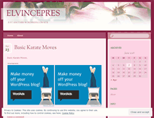 Tablet Screenshot of elvincepres.wordpress.com