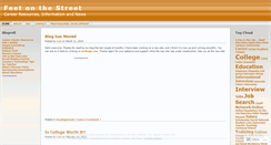 Desktop Screenshot of feetonthestreet.wordpress.com