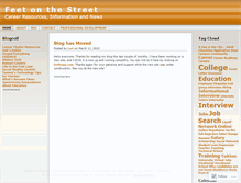 Tablet Screenshot of feetonthestreet.wordpress.com