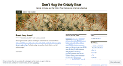 Desktop Screenshot of grizzlyhugs.wordpress.com