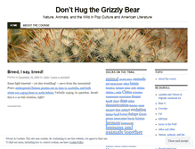 Tablet Screenshot of grizzlyhugs.wordpress.com