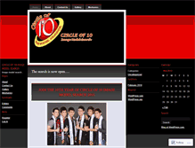 Tablet Screenshot of circleof10.wordpress.com