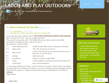 Tablet Screenshot of laughandplayoutdoors.wordpress.com