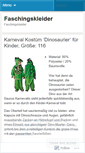 Mobile Screenshot of faschingskleider.wordpress.com