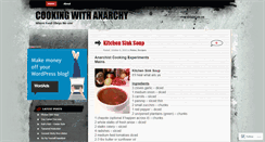 Desktop Screenshot of cookingwithanarchy.wordpress.com