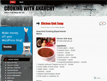 Tablet Screenshot of cookingwithanarchy.wordpress.com