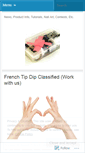 Mobile Screenshot of frenchtipdip.wordpress.com