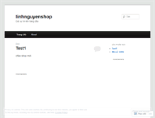 Tablet Screenshot of linhnguyenshop.wordpress.com