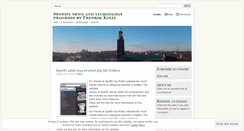 Desktop Screenshot of fredrikkjell.wordpress.com