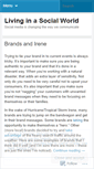 Mobile Screenshot of livinginasocialworld.wordpress.com