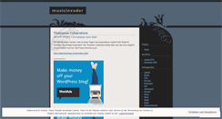 Desktop Screenshot of musicinvader.wordpress.com