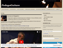 Tablet Screenshot of pedagoguitare.wordpress.com
